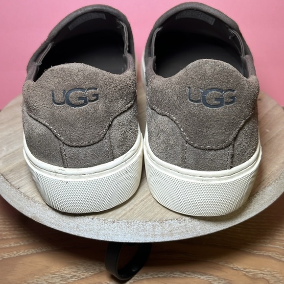 UGG Jass Brown Suede Loafers Slip On Casual Leather Liner Comfy Neutral - Picture 6 of 9